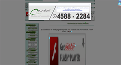 Desktop Screenshot of eco-alum.com.ar